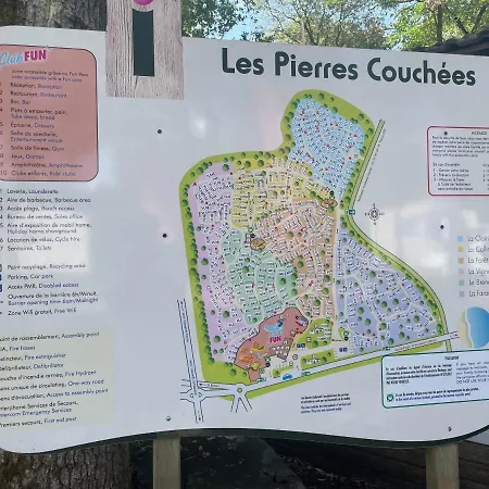 Particulier Loue Mobil-home Dans Le Parc Siblu Kamp alanı